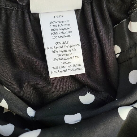 Anthropologie Dolan Left Coast Top Womens XS Black Print Tie Front - Picture 7 of 7